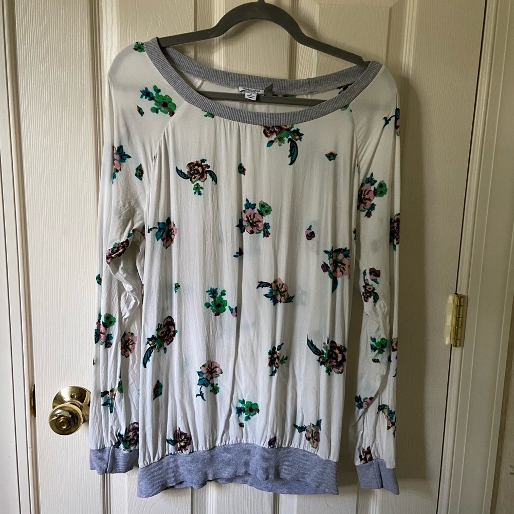 Splendid Floral Maternity Top